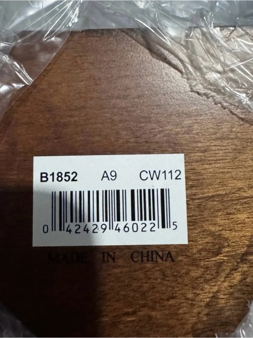 Bulova B1852 Frank Lloyd Wright Collection Wood Pendulum Clock